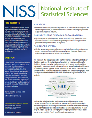 Image of NISS Overview Flyer