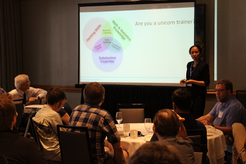 Part of the program at the Affiliates Luncheon at JSM 2018 Part of the program at the Affiliates Luncheon at JSM 2018