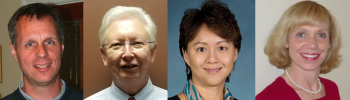 Moderator: Dan Holder (Merck) Speakers: (left to right) Frank Harrell (Vanderbilt University), Amy Xia (Amgen) and Telba Irony (FDA). Moderator: Dan Holder (Merck) Speakers: (left to right) Frank Harrell (Vanderbilt University), Amy Xia (Amgen) and Telba Irony (FDA).