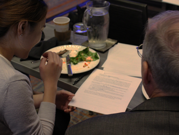 Getting comments regarding a paper in progress at the 2019 workshop. Getting comments regarding a paper in progress at the 2019 workshop.