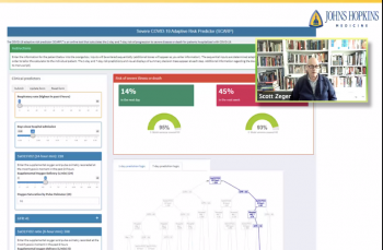 Scott Zeger (Johns Hopkins) walks through the use of a dynamic assessment tool that was developed to assess patient risk.