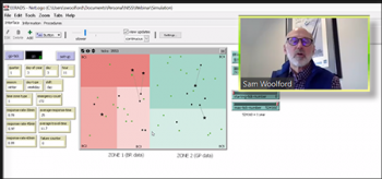Sam Woolford (Bentley University) provides a live demo of the application that was developed for determining the frequency and response times of leaks for a gas utility company. Sam Woolford (Bentley University) provides a live demo of the application that was developed for determining the frequency and response times of leaks for a gas utility company.