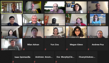 A sample of the attendees at the first Graduate Student Network Research Conference.