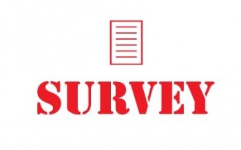 the word survey with a survey above it