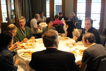 Affiliate liaisons catch up over lunch Affiliate liaisons catch up over lunch