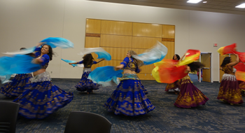 Colorful interlude at AISC 2018, provided by the Daliana Dance Group in Greensboro.