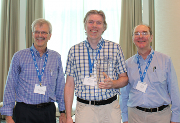 Matthias Schonlau with Jim Rosenberger, Director NISS (left) and David Banks, Director SAMSI (right) Matthias Schonlau with Jim Rosenberger, Director NISS (left) and David Banks, Director SAMSI (right)