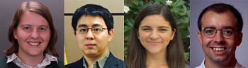 Executive Committee Grad Students: Hannah Waddel (Emory University), Xinjun Wang (University of Pittsburgh), Rebecca Kurtz-Garcia (UCRiverside) and David Kent (Cornell University)