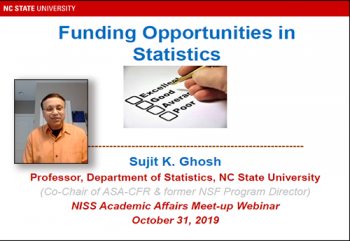 Dr. Sujit Ghosh, NC State University Dr. Sujit Ghosh, NC State University