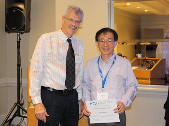Certificate of Appreciation presented to Xuming He. Certificate of Appreciation presented to Xuming He.