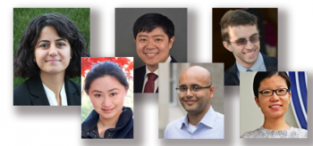 NISS Affiliate Liaisons (left to right) Esra Kurum, Piaomu Liu, Kevin Lee, Samanta Basu, Nathan Cruze and Ya Su. NISS Affiliate Liaisons (left to right) Esra Kurum, Piaomu Liu, Kevin Lee, Samanta Basu, Nathan Cruze and Ya Su.