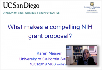 Dr. Karen Messer, UC San Diego