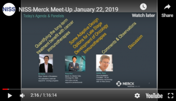 NISS-Merck Meetup: Statistical Challenges in Immuno-Oncology