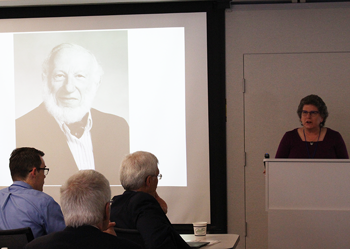 Julia Olkin, Professor, Department of Mathematics, California State University, East Bay, talks about her father