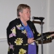 Mary Batcher, Chair of the National Institute of Statistical Sciences Board of Trustees speaks at the 2016 NISS-JSM Awards Reception  [Photo courtesy of the American Statistical Association (ASA)] 