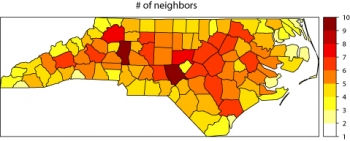map of North Carolina